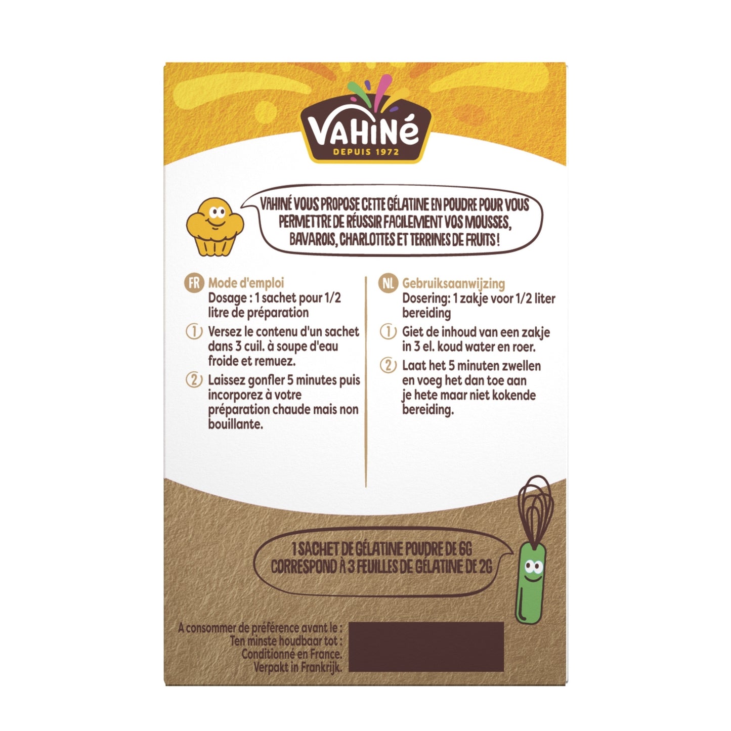 VAHINE Powdered Gelatin