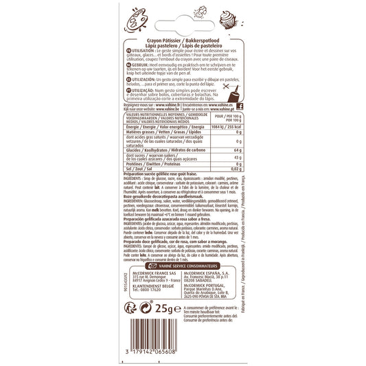 Crayon Pâtissier Paillettes VAHINE