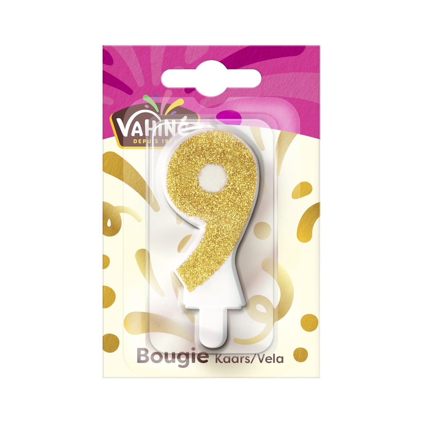 Bougie Anniversaire N° 9 VAHINE la bougie