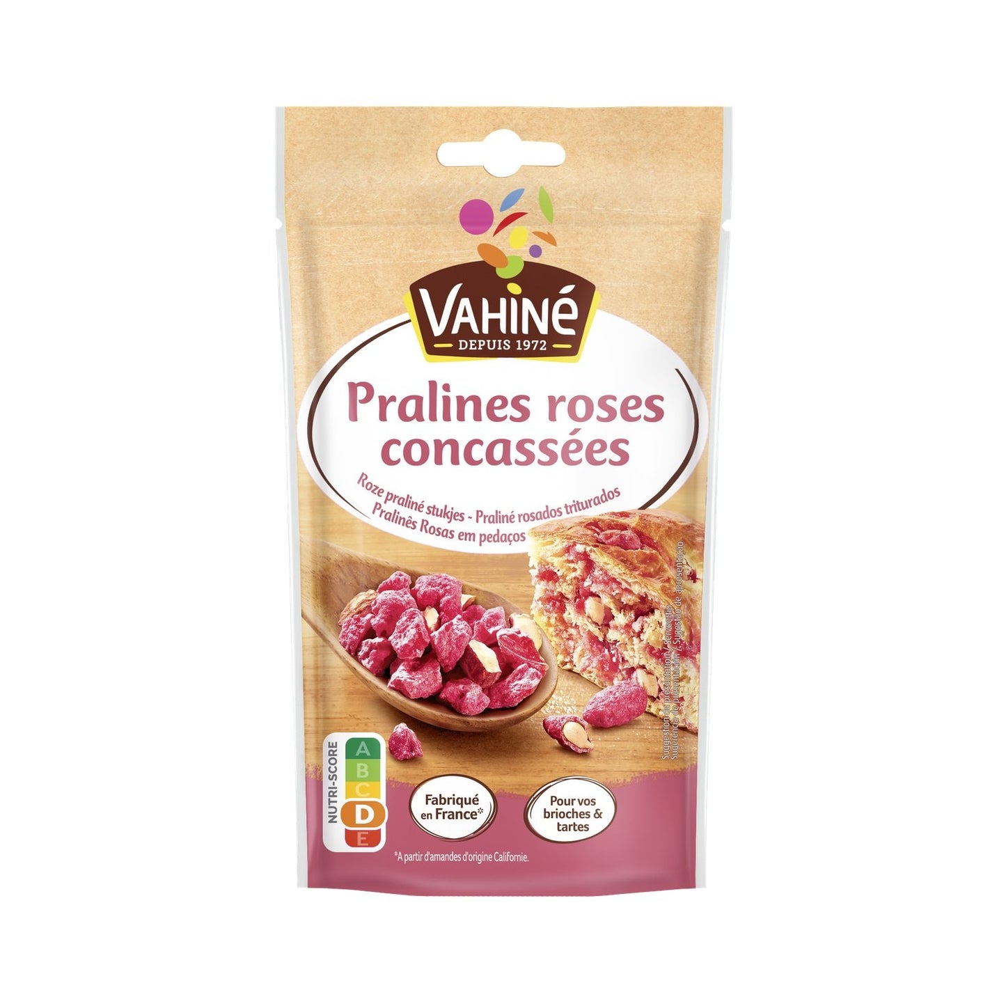 Pralines Roses Concassées VAHINE le sachet de 100 g