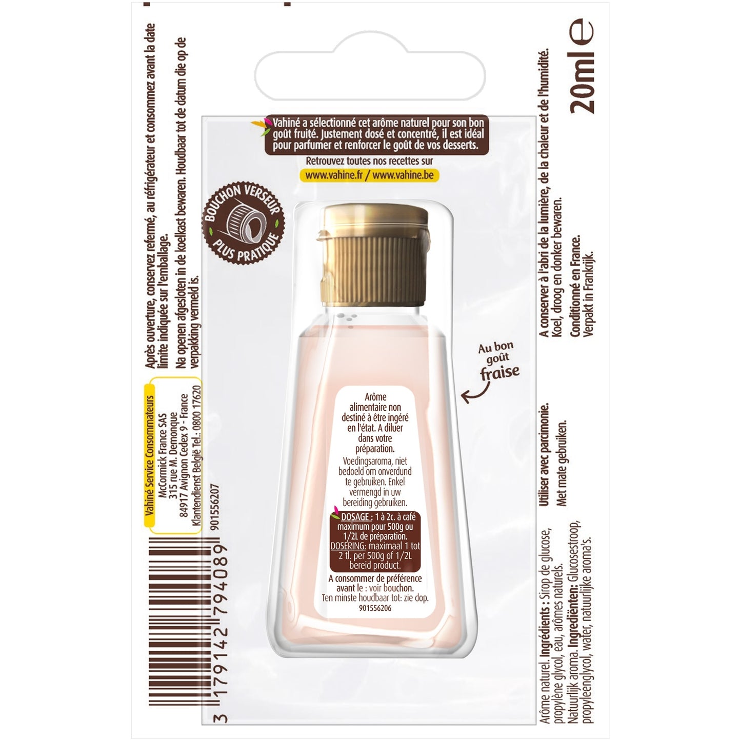 Arôme Fraise VAHINE