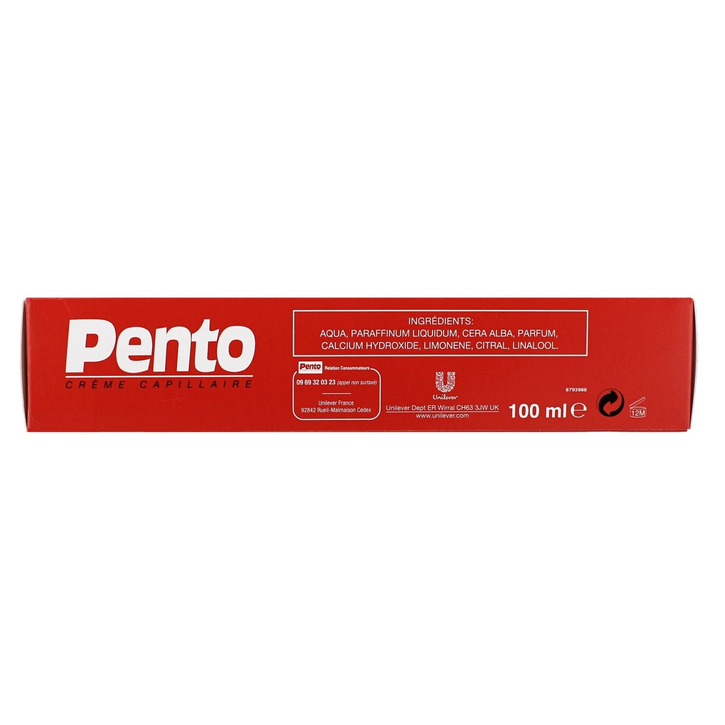 Crème Coiffante Effet Mouillé Non Gras Non Collant PENTO