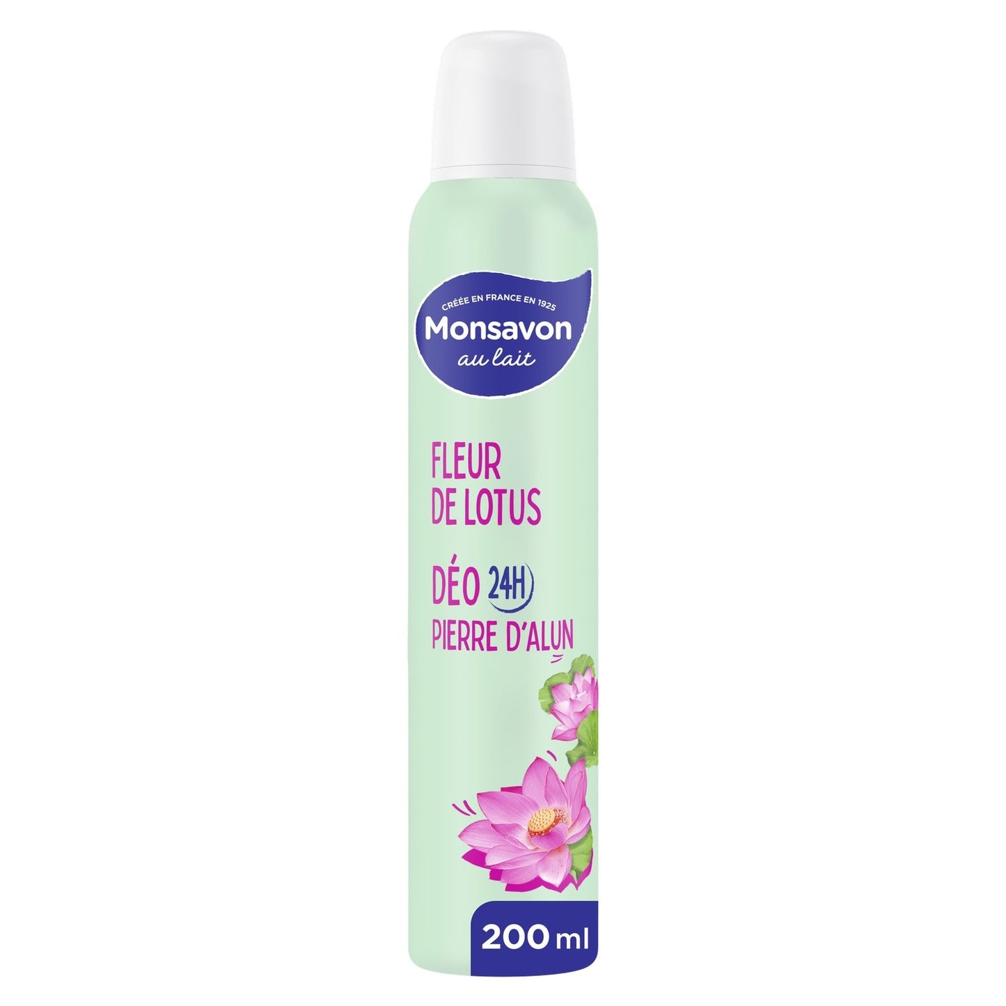 Déodorant Spray Anti-Transpirant Fleur de Lotus MONSAVON le spray