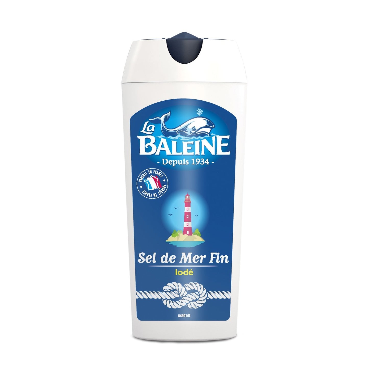 Fine Iodized Salt, LA BALEINE Salt Shaker