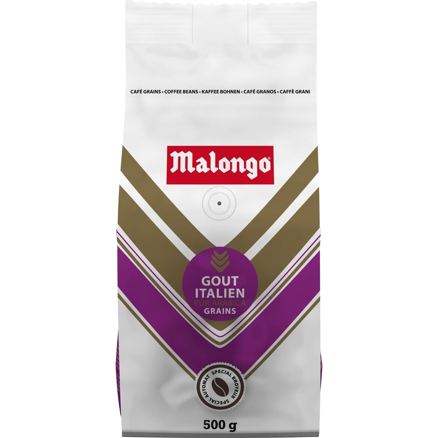 Café en Grains 100% Arabica Gout Fruité MALONGO le paquet de 500g