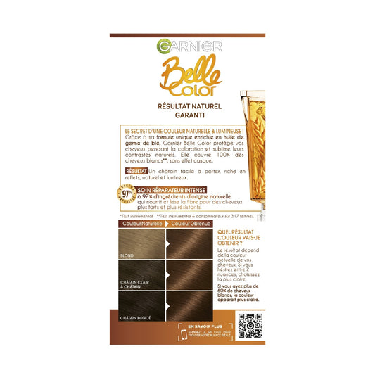 Permanente Haarfarbe 21 Natürliches Hellgoldbraun Deckt 100 % weißes Haar ab Belle Color L'OREAL PARIS