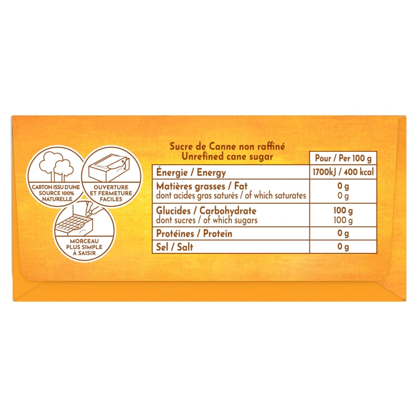 SAINT LOUIS Fairtrade Unrefined Cane Sugar Chunks