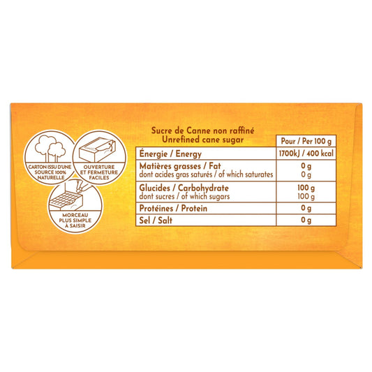 Sucre de Canne Morceaux Non Raffiné Equitable SAINT LOUIS