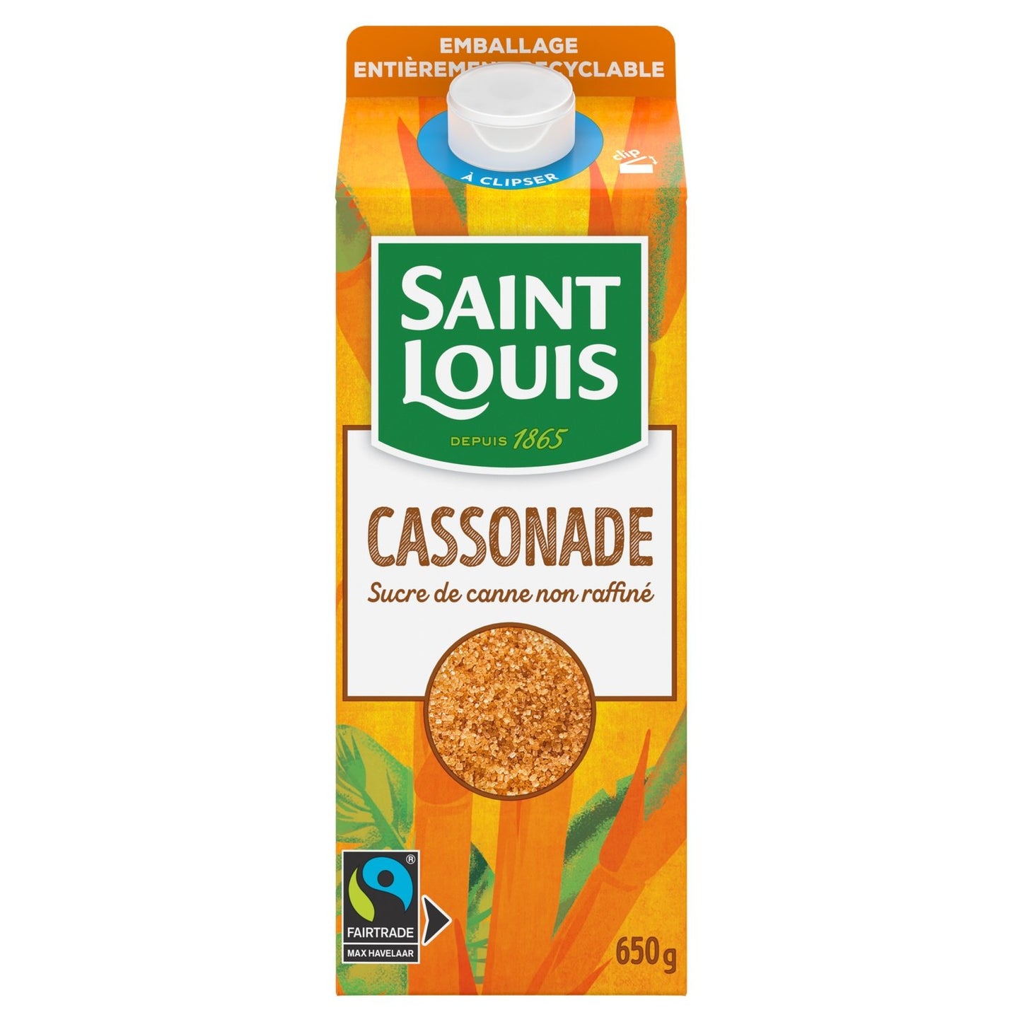 Cassonade Equitable SAINT LOUIS le paquet de 650g