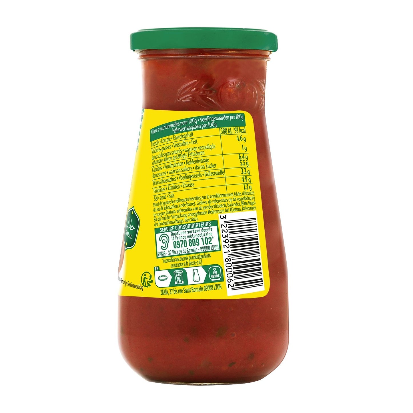 ZAKIA Halal-Bolognese-Sauce vom Rind