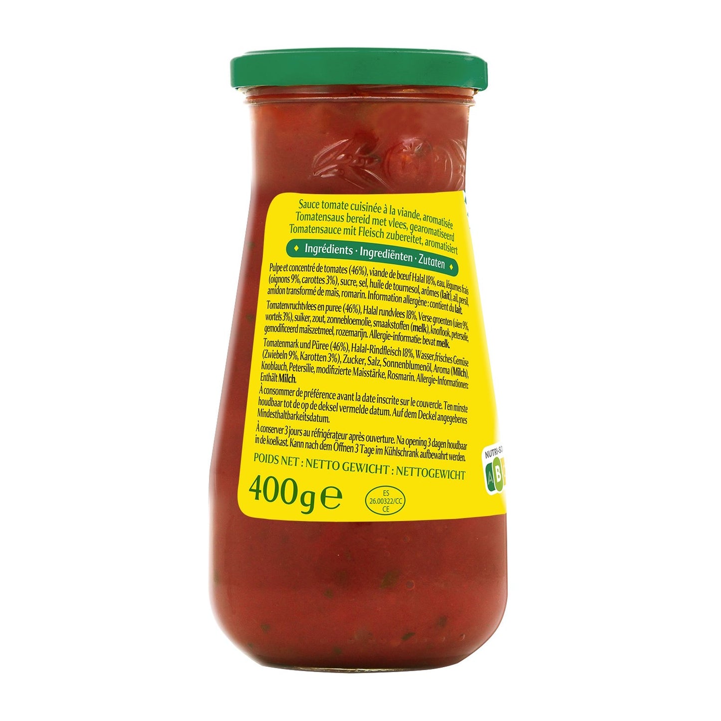 ZAKIA Halal-Bolognese-Sauce vom Rind