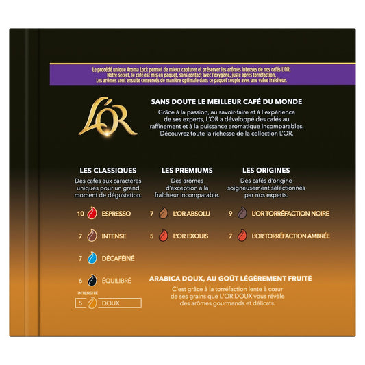 100% Arabica Mild Gemahlener Kaffee L'OR