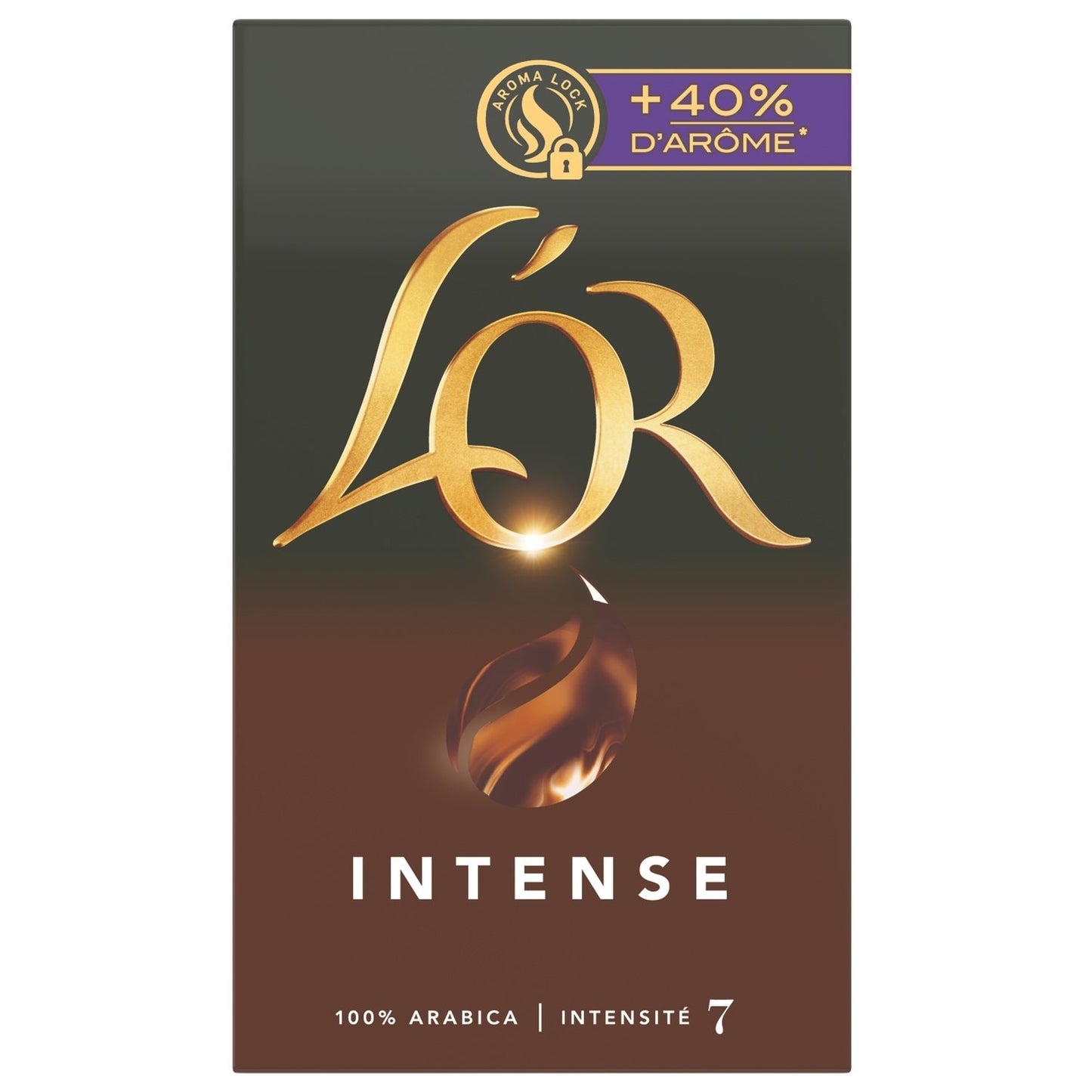 Café Moulu Intense Intensité 7 L'OR le paquet de 250g