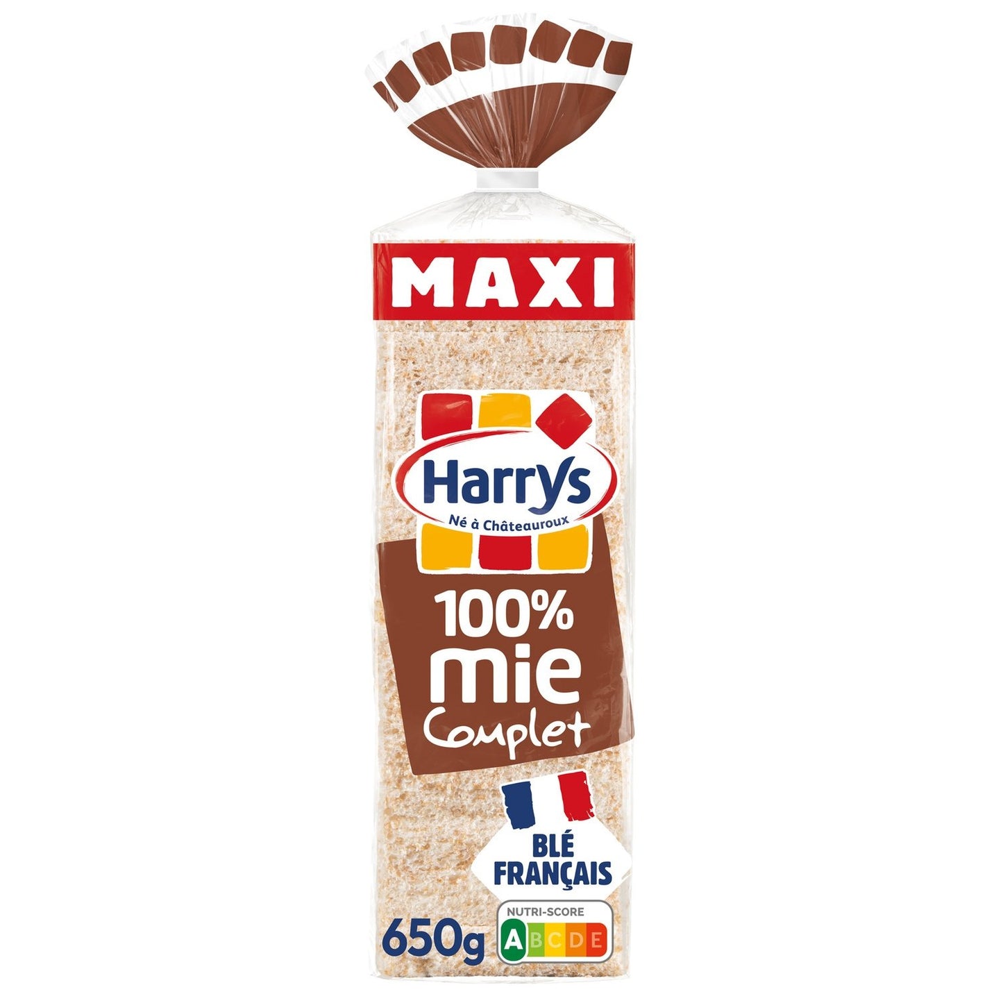 HARRYS 100% Wholemeal Sandwich Bread, Crustless, Maxi Size, No Additives