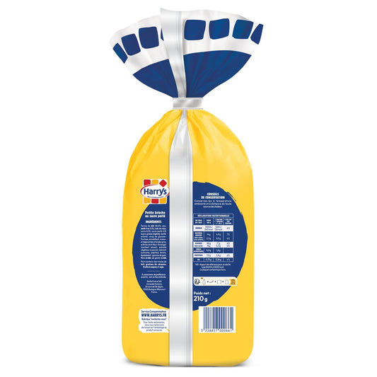 Brioches Mini Tréssée Nature au Sucre Perlé HARRYS