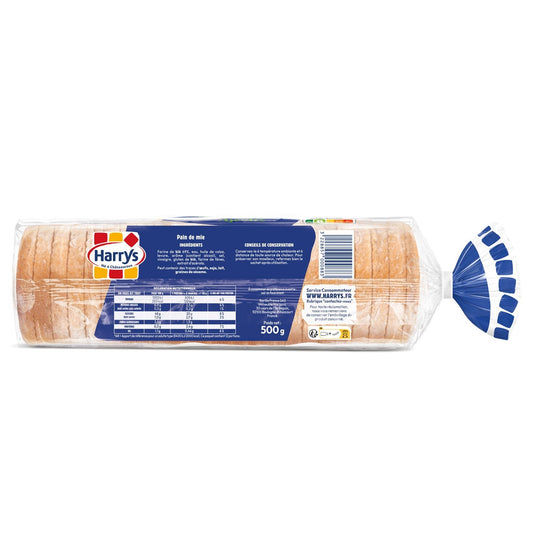 HARRYS Extra Soft Plain Sandwich Bread No Added Sugar No Additives