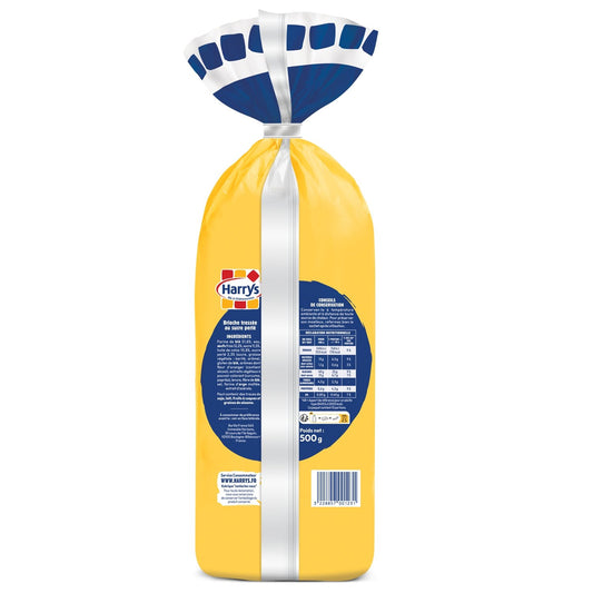 HARRYS Plain Braided Brioche with Pearl Sugar No Additives