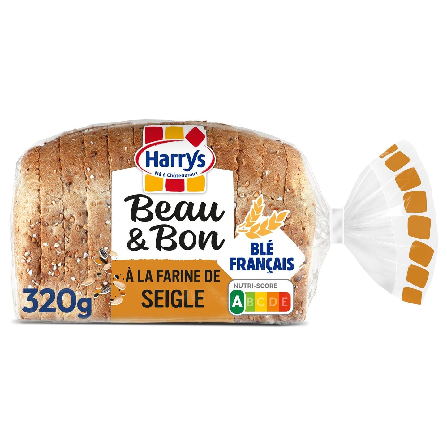Pain de Mie Farine de Seigle Beau & Bon HARRYS le sachet de 320g