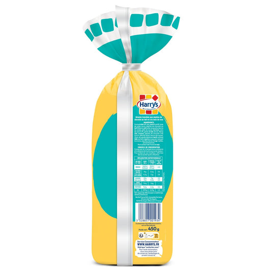 Brioche Tranchée Pépites de Chocolat au Lait et Noix de Coco Sans HARRYS