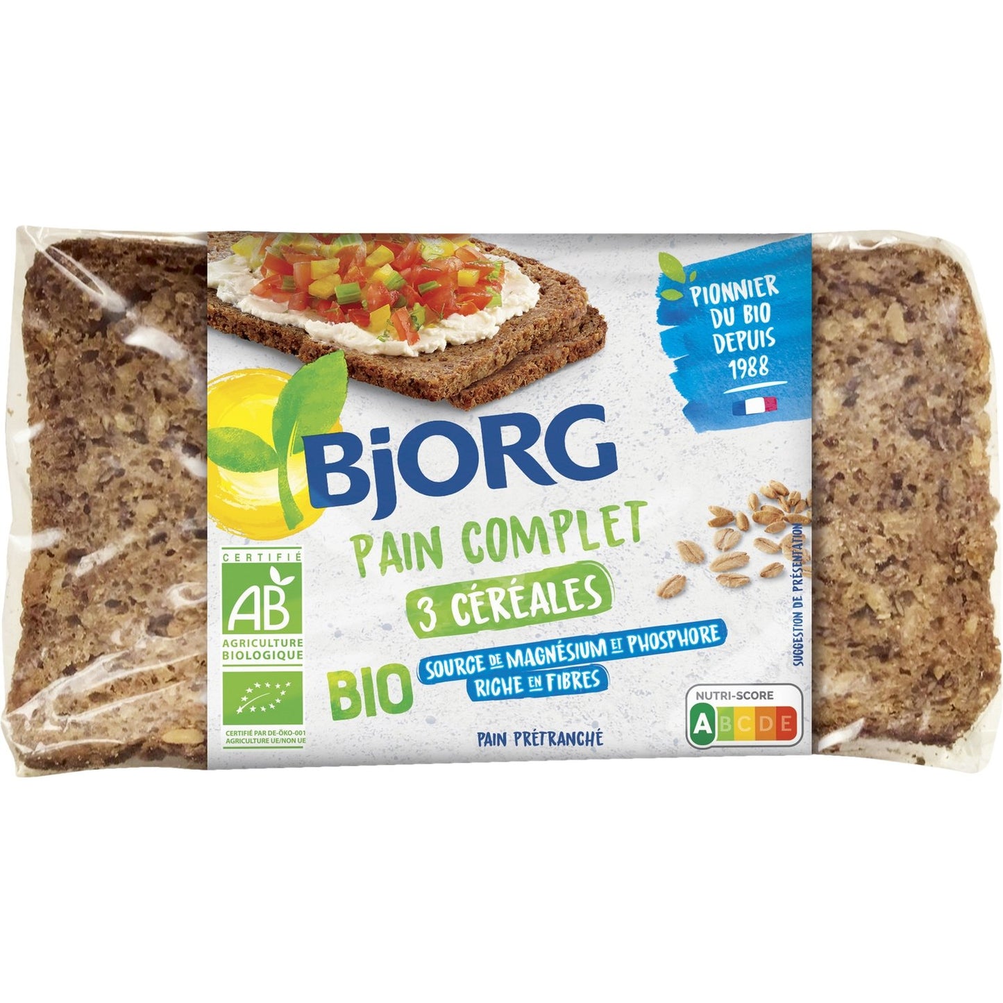 BJORG Organic 3 Grain Bread
