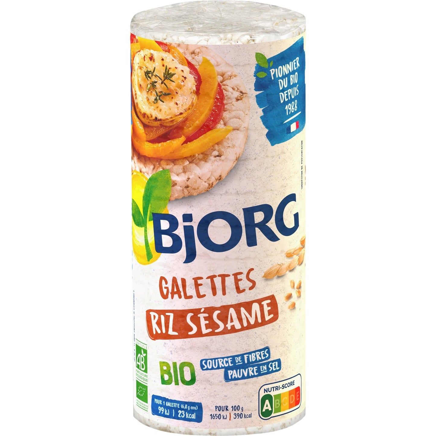 Gallette di riso e sesamo biologiche BJORG