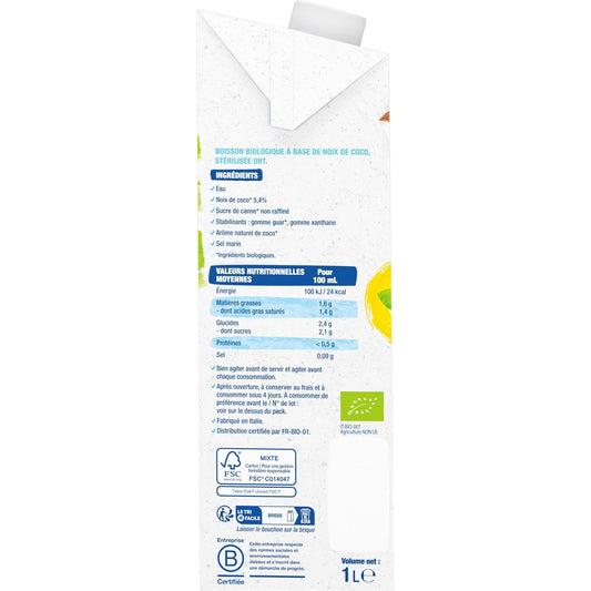 Boisson Végétale Bio Coco BJORG