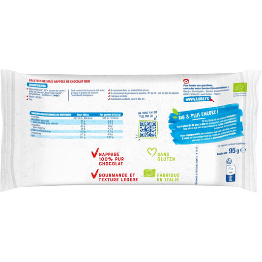 Galettes Maïs Chocolat Noir Bio BJORG