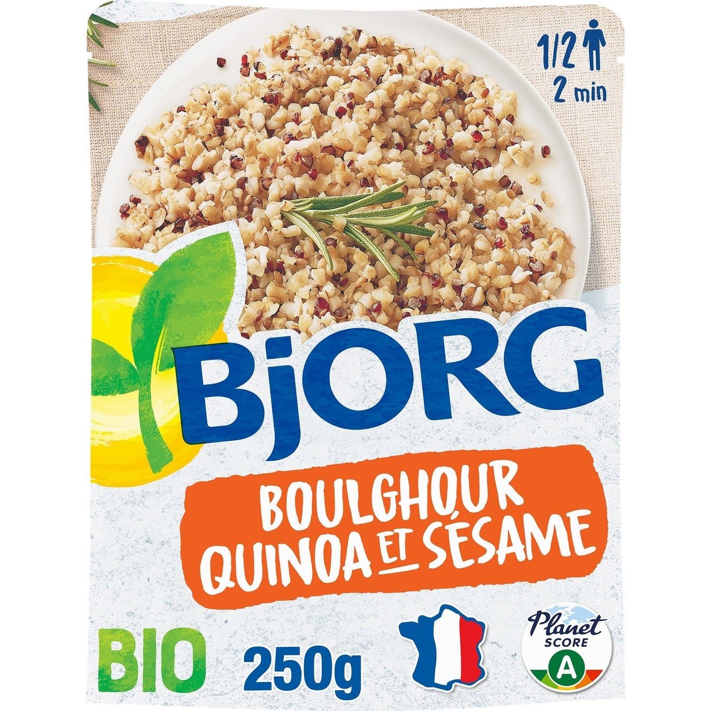 BJORG Organic Quinoa Sesame Bulgur Ready Meal