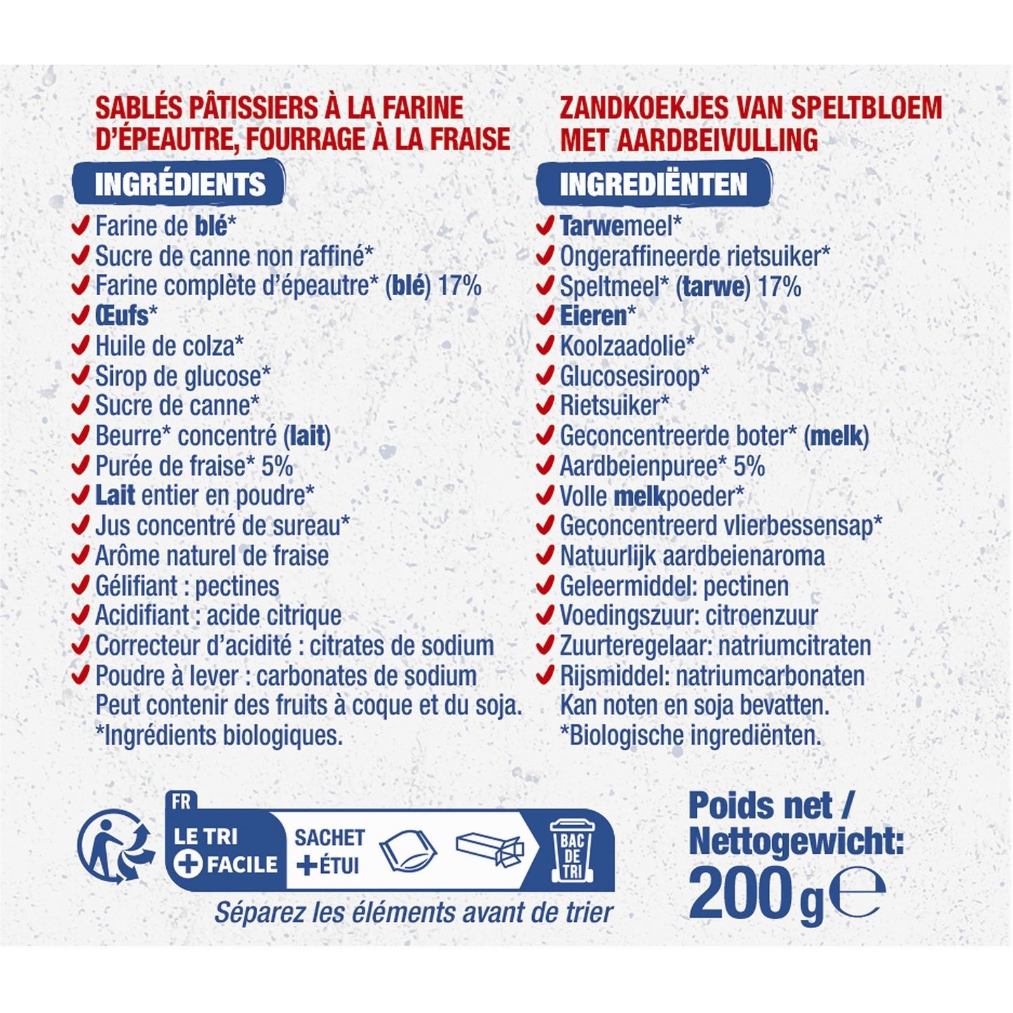 Biscuits Bio Lunettes Fraise BJORG