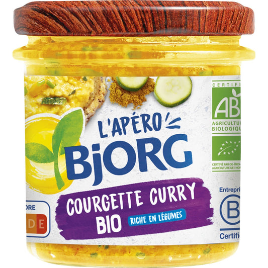 Courgettes Curry Bio à Tartiner BJORG