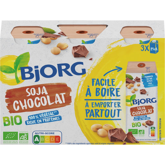 Boisson Végétale Soja Chocolat Bio BJORG