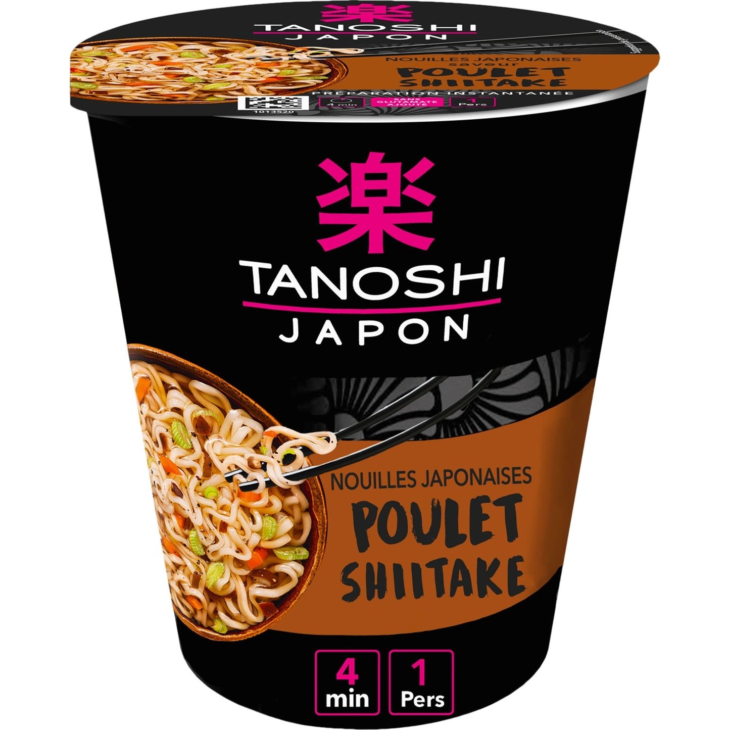 Nouilles Poulet Shitake TANOSHI Le pot de 65g
