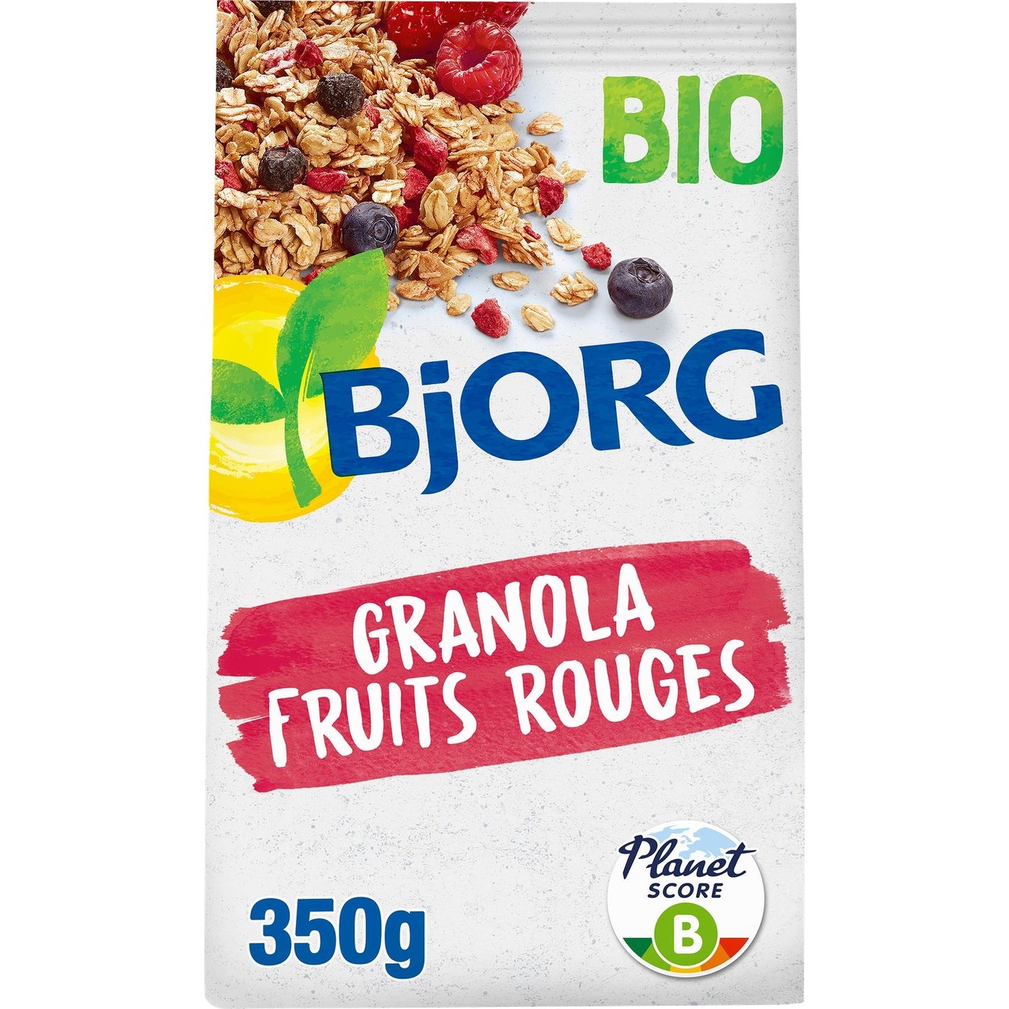 Céréales Bio Granola Fruits Rouges BJORG Le paquet de 350g