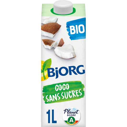 Boisson Végétale Bio Lait de Coco Sans Sucres BJORG
