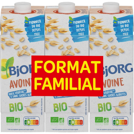 Boisson Végétale Bio Lait d'Avoine BJORG