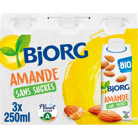 Boisson Végétale d'Amande Sans Sucres Bio BJORG