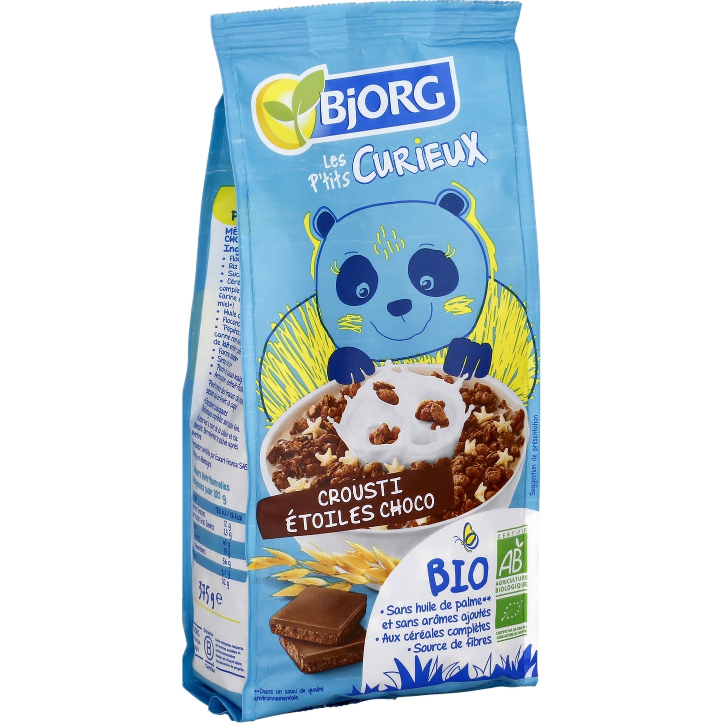 BJORG Organic Crispy Stars Choco Cereal