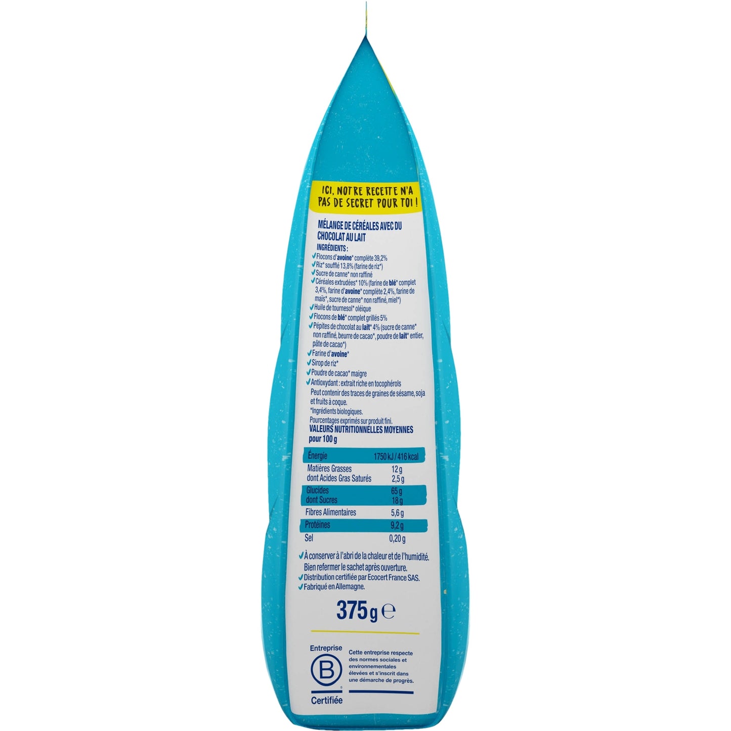 BJORG Organic Crispy Stars Choco Cereal