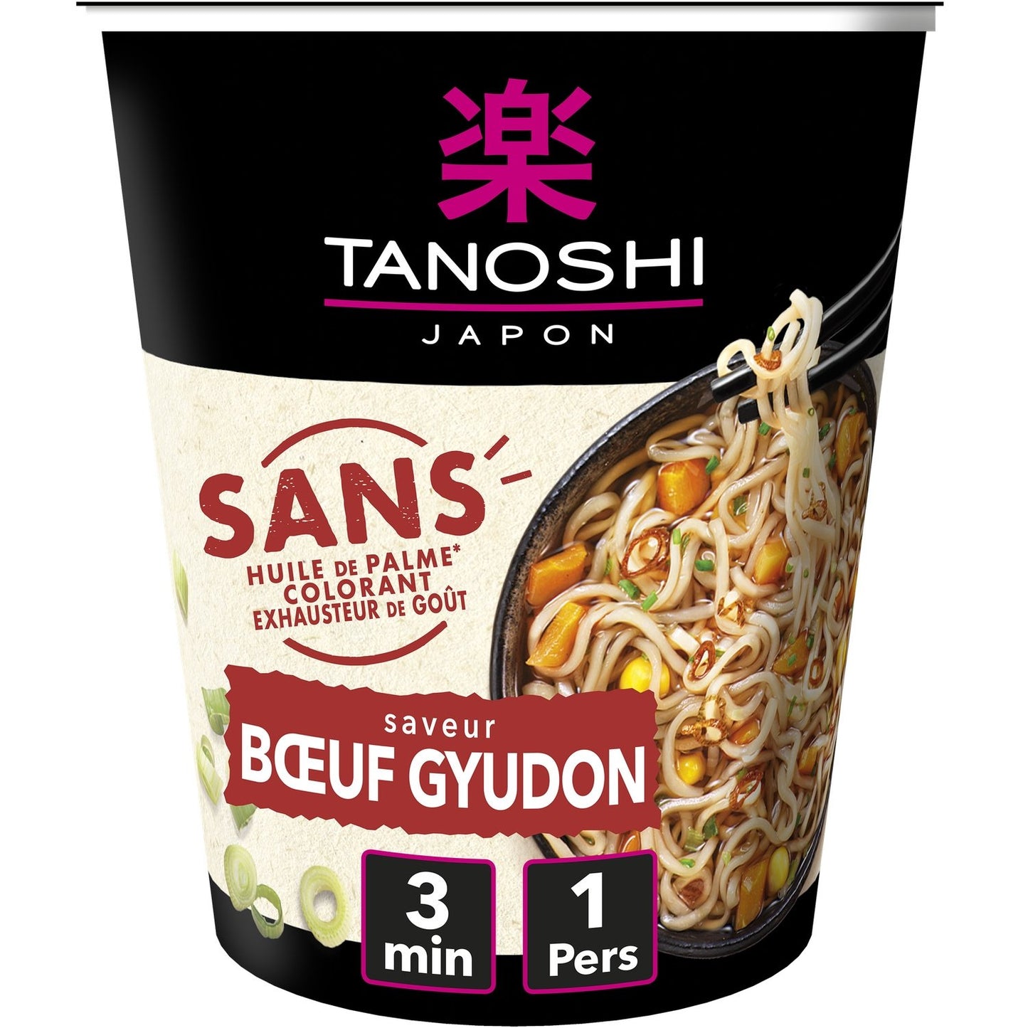 Tanoshi Dehydrated Beef Noodle Soup