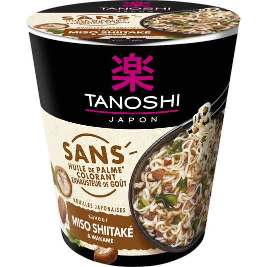 Soupe Déshydratée Nouilles Shitake TANOSHI