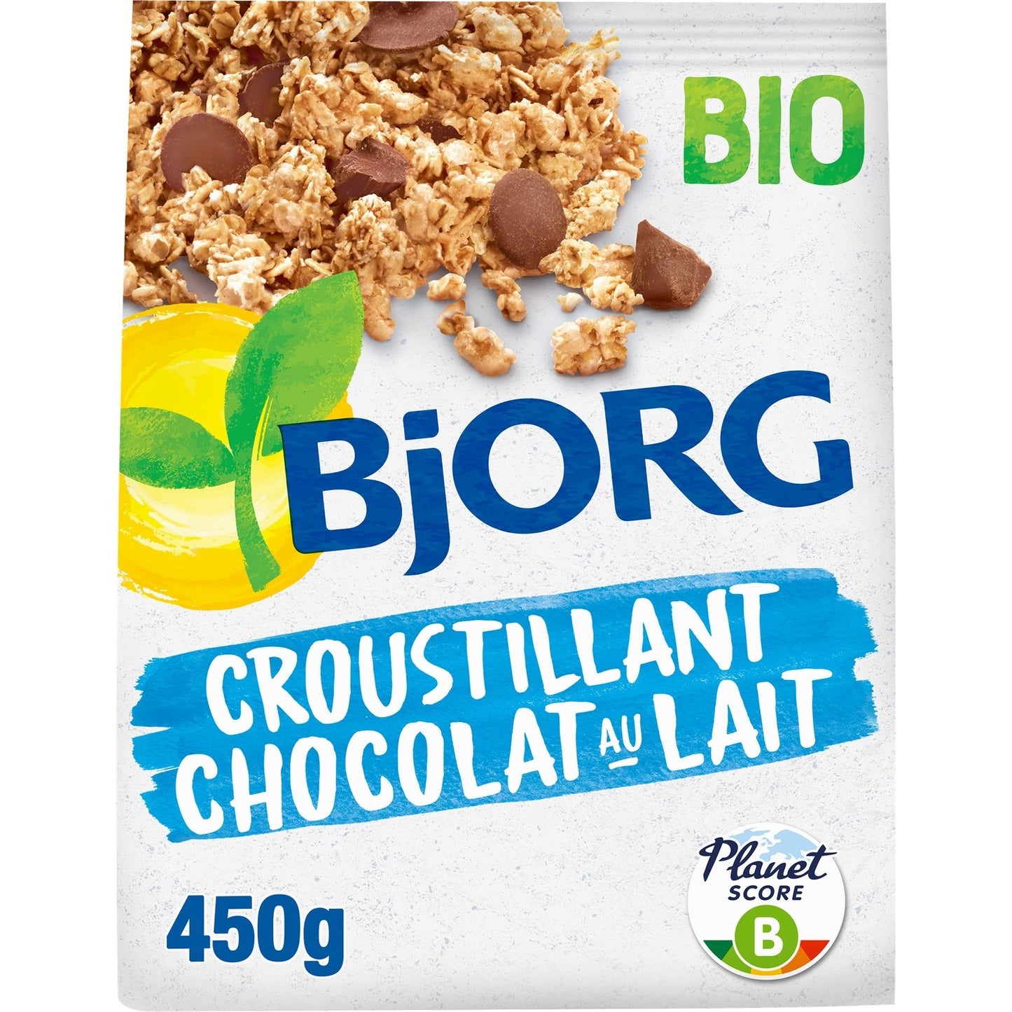 Céréales Bio Croustillant Chocolat au Lait BJORG La boite de 450g