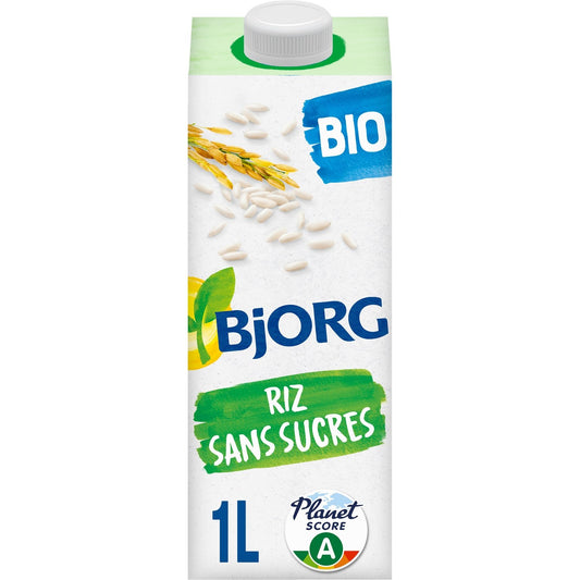 Boisson Végétale Bio Riz Sans Sucres BJORG