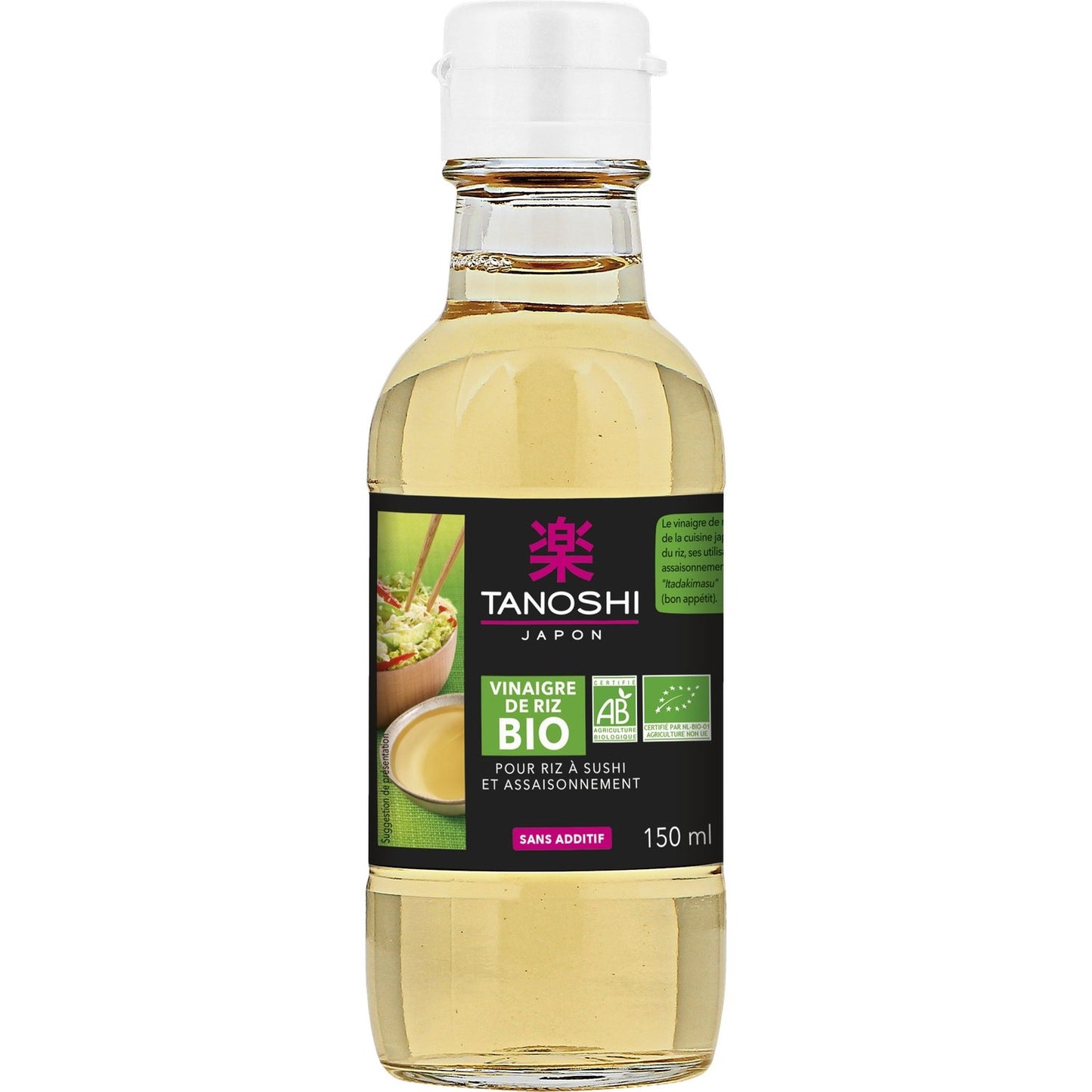 Vinaigre de Riz Bio TANOSHI