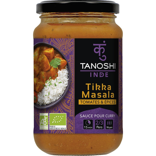 Sauce Tikka Masala Bio TANOSHI