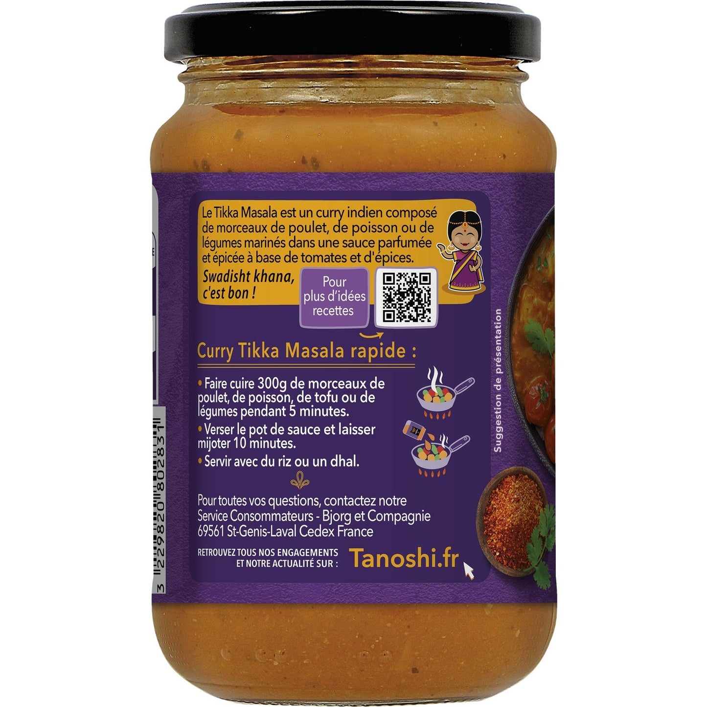 TANOSHI Bio-Tikka-Masala-Sauce