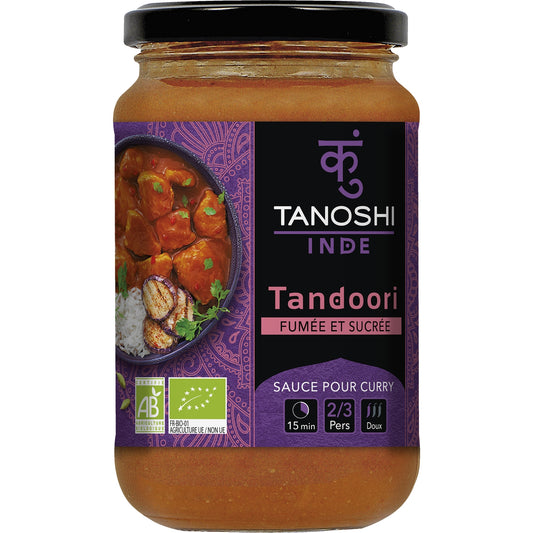 Sauce Curry Tandoori Bio TANOSHI
