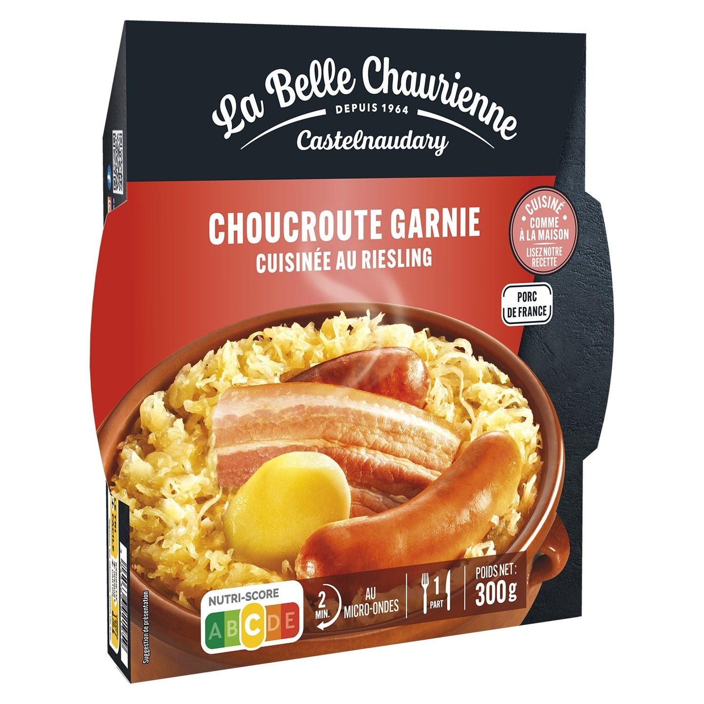 Ready Meal Sauerkraut Garnished with Riesling LA BELLE CHAURIENNE