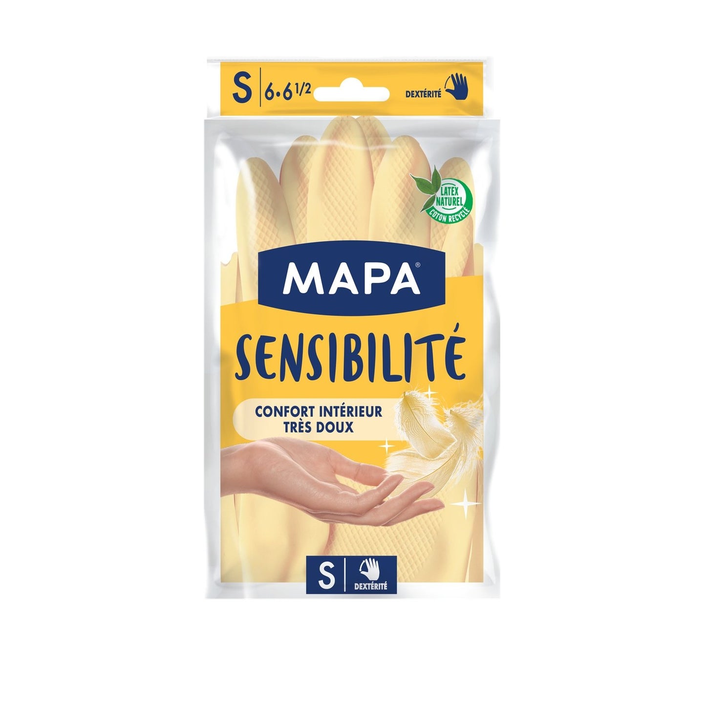 MAPA Satin Latex Gloves Size S