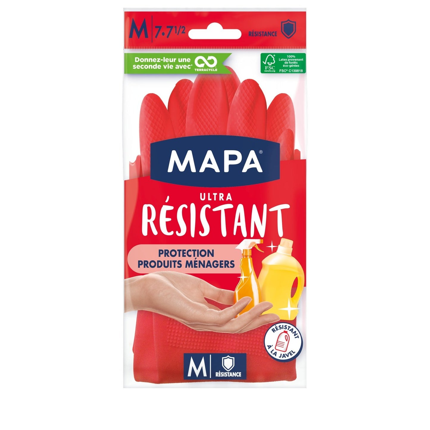 Gants de Ménage Ultra Résistant Taille M 7-71/2 MAPA la paire