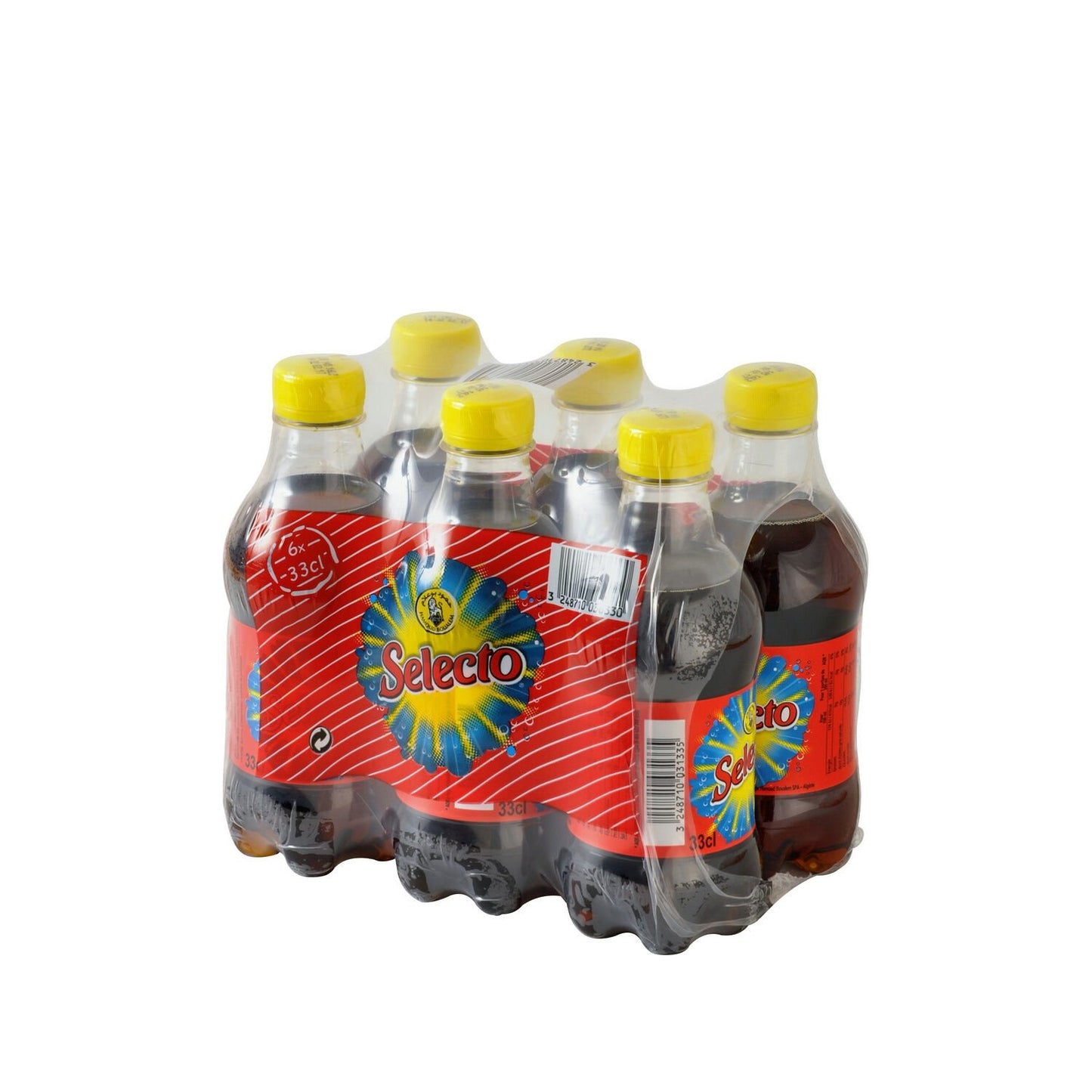 Soda au Cola SELECTO le pack de 6 bouteilles de 33cL